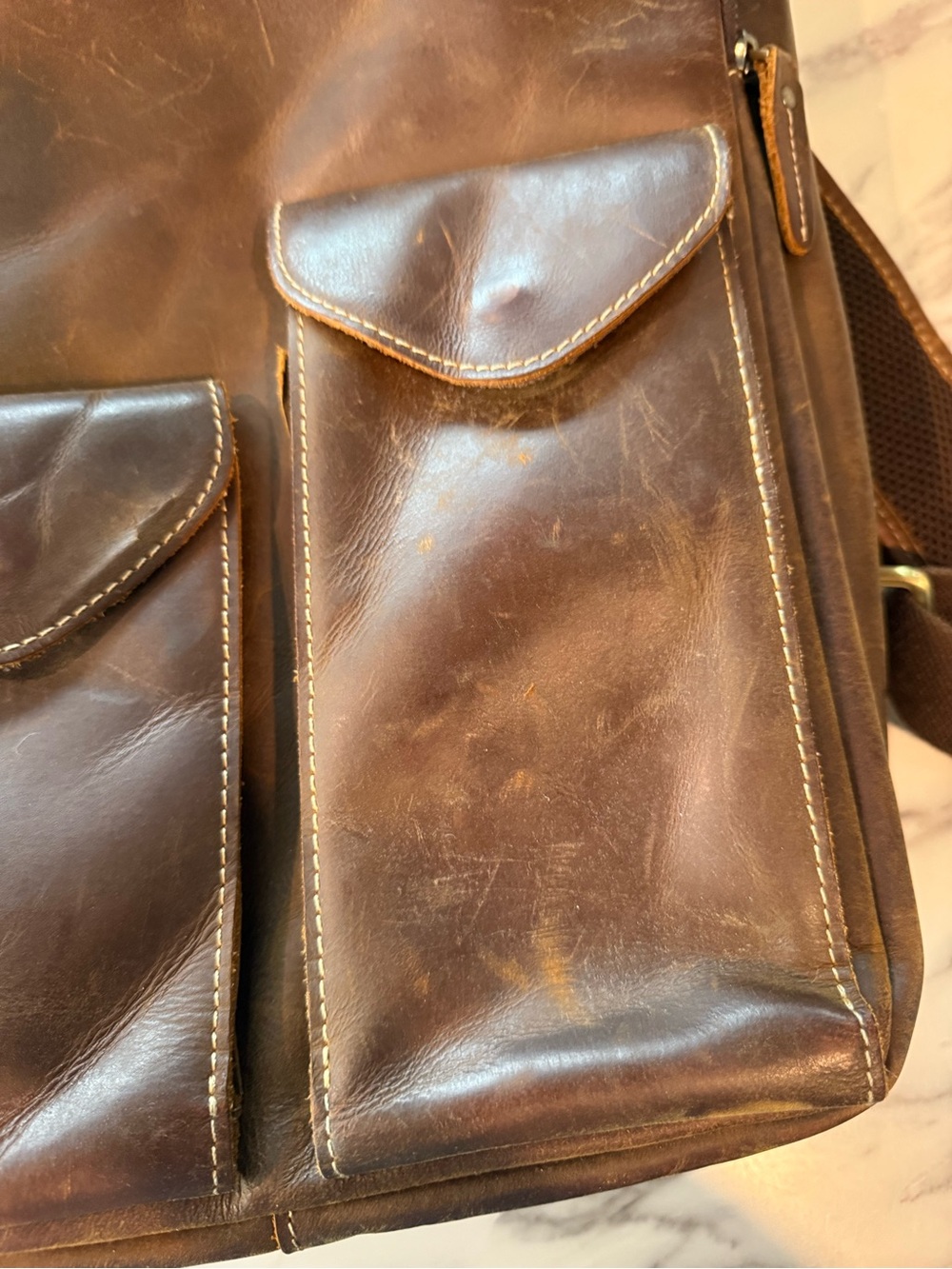 Leather Backpack - Picture 11 of 13
